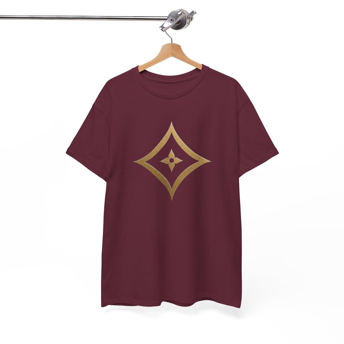 Monogram Gold PP Tee — Elegant Personalized Initials T-Shirt