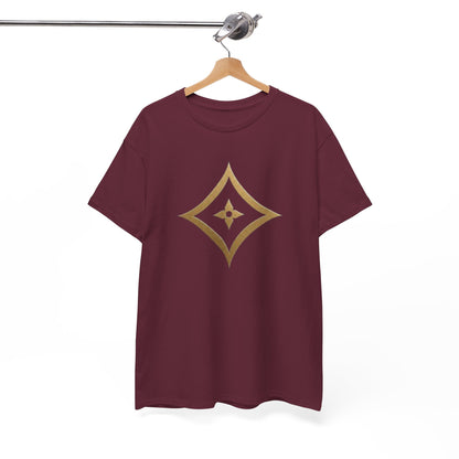Monogram Gold PP Tee — Elegant Personalized Initials T-Shirt
