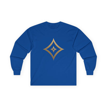 Monogram PB Gold Script Long Sleeve Tee
