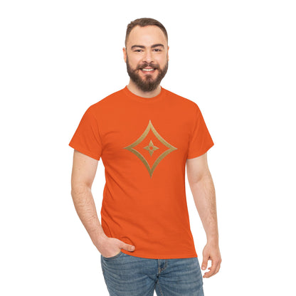 Monogram Gold PP Tee — Elegant Personalized Initials T-Shirt