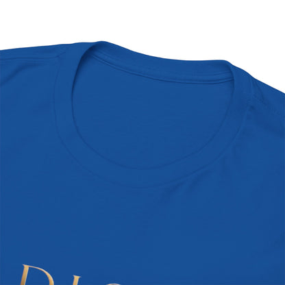 Monogram Gold PP Tee — Elegant Personalized Initials T-Shirt