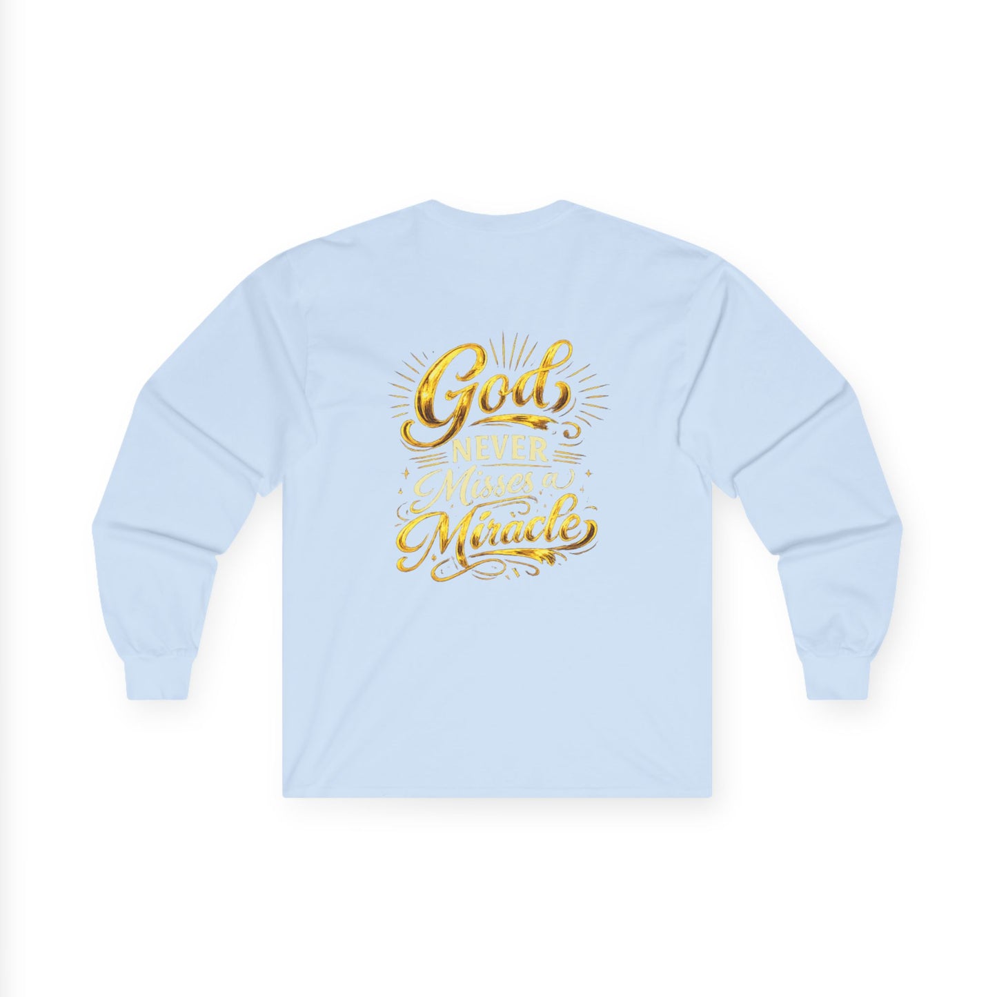 Monogram PB Gold Script Long Sleeve Tee