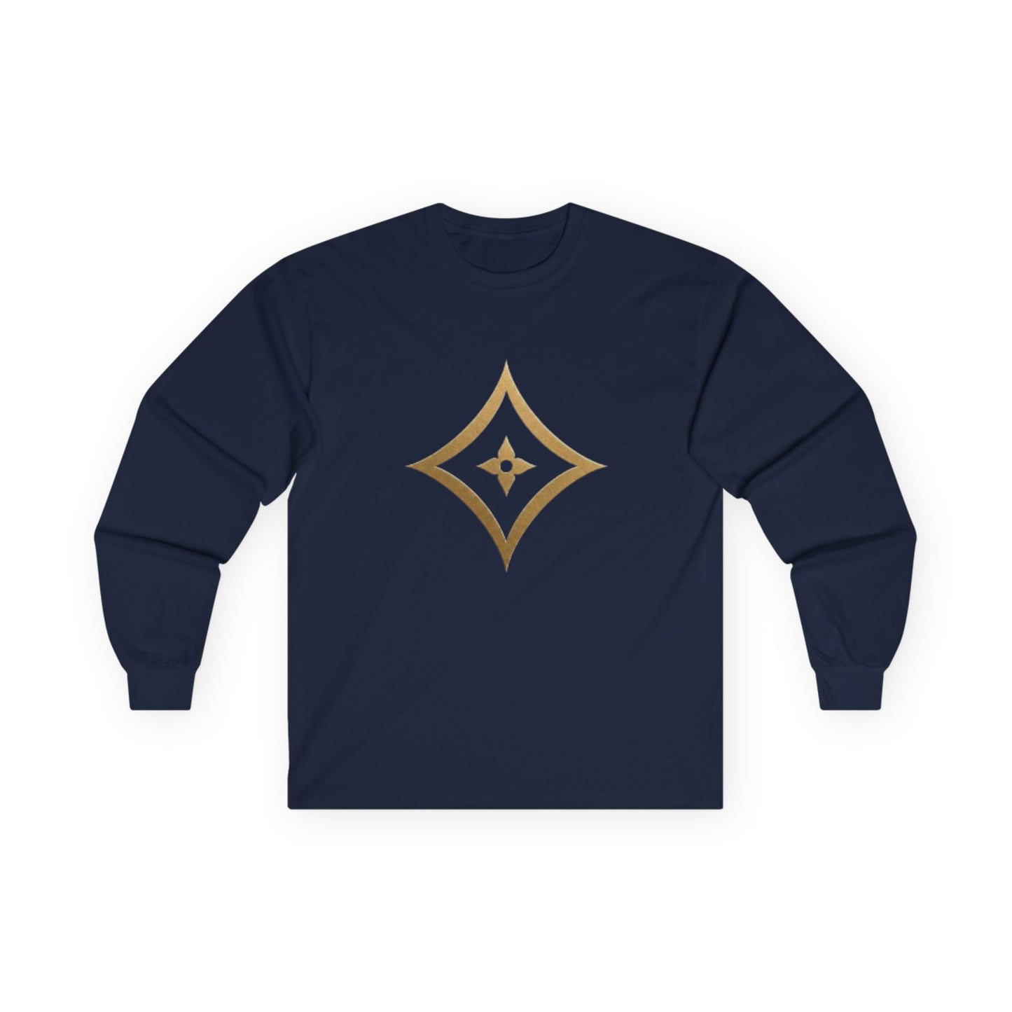 Monogram PB Gold Script Long Sleeve Tee