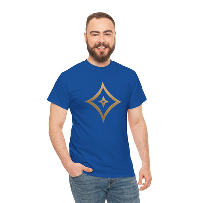 Monogram Gold PP Tee — Elegant Personalized Initials T-Shirt