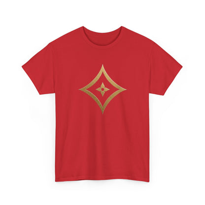 Monogram Gold PP Tee — Elegant Personalized Initials T-Shirt