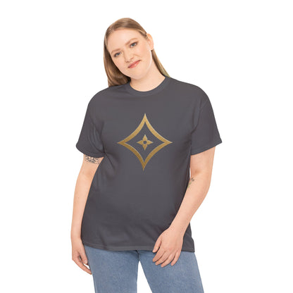 Monogram Gold PP Tee — Elegant Personalized Initials T-Shirt