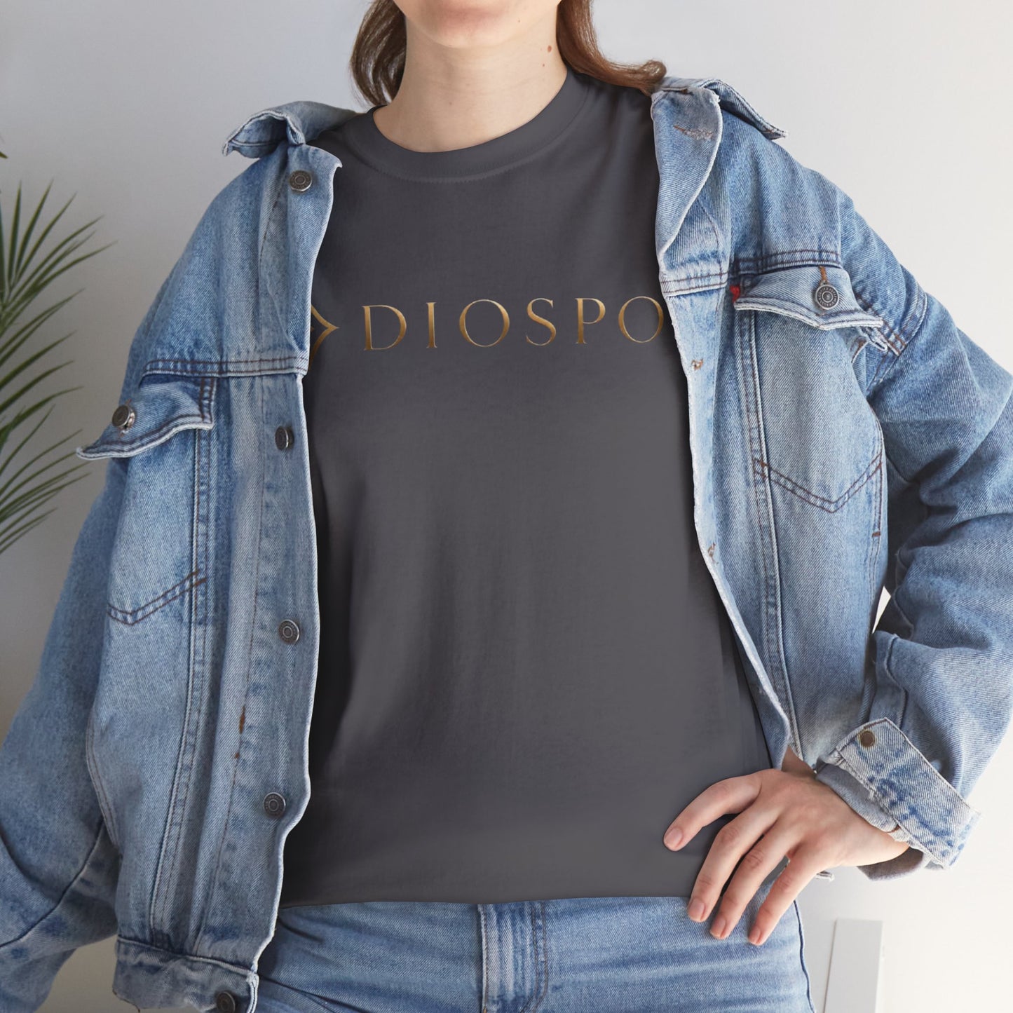 Monogram Gold PP Tee — Elegant Personalized Initials T-Shirt