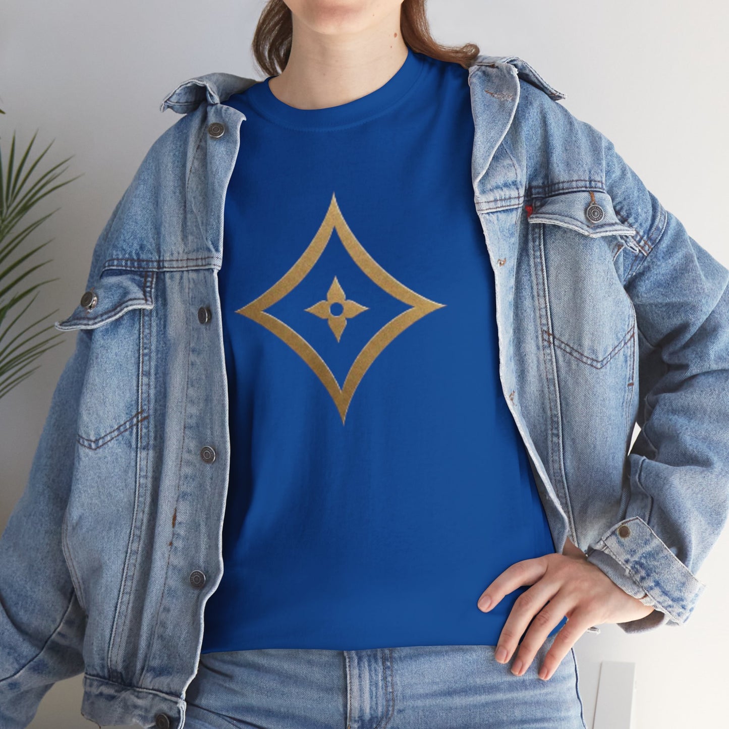 Monogram Gold PP Tee — Elegant Personalized Initials T-Shirt