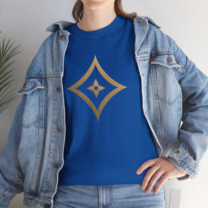 Monogram Gold PP Tee — Elegant Personalized Initials T-Shirt