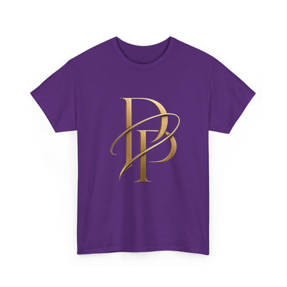 Monogram Gold PP Tee — Elegant Personalized Initials T-Shirt