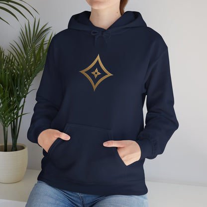Diopso Logo Hoodie — Minimalist Luxury White Pullover