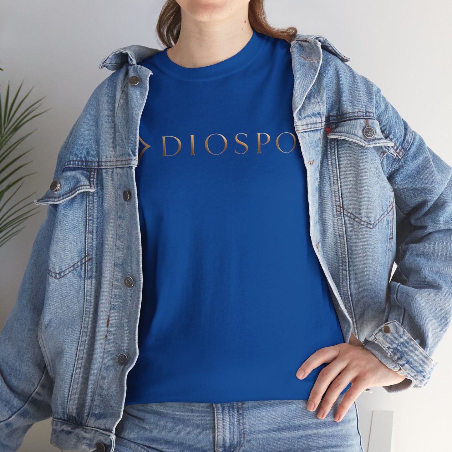 Monogram Gold PP Tee — Elegant Personalized Initials T-Shirt