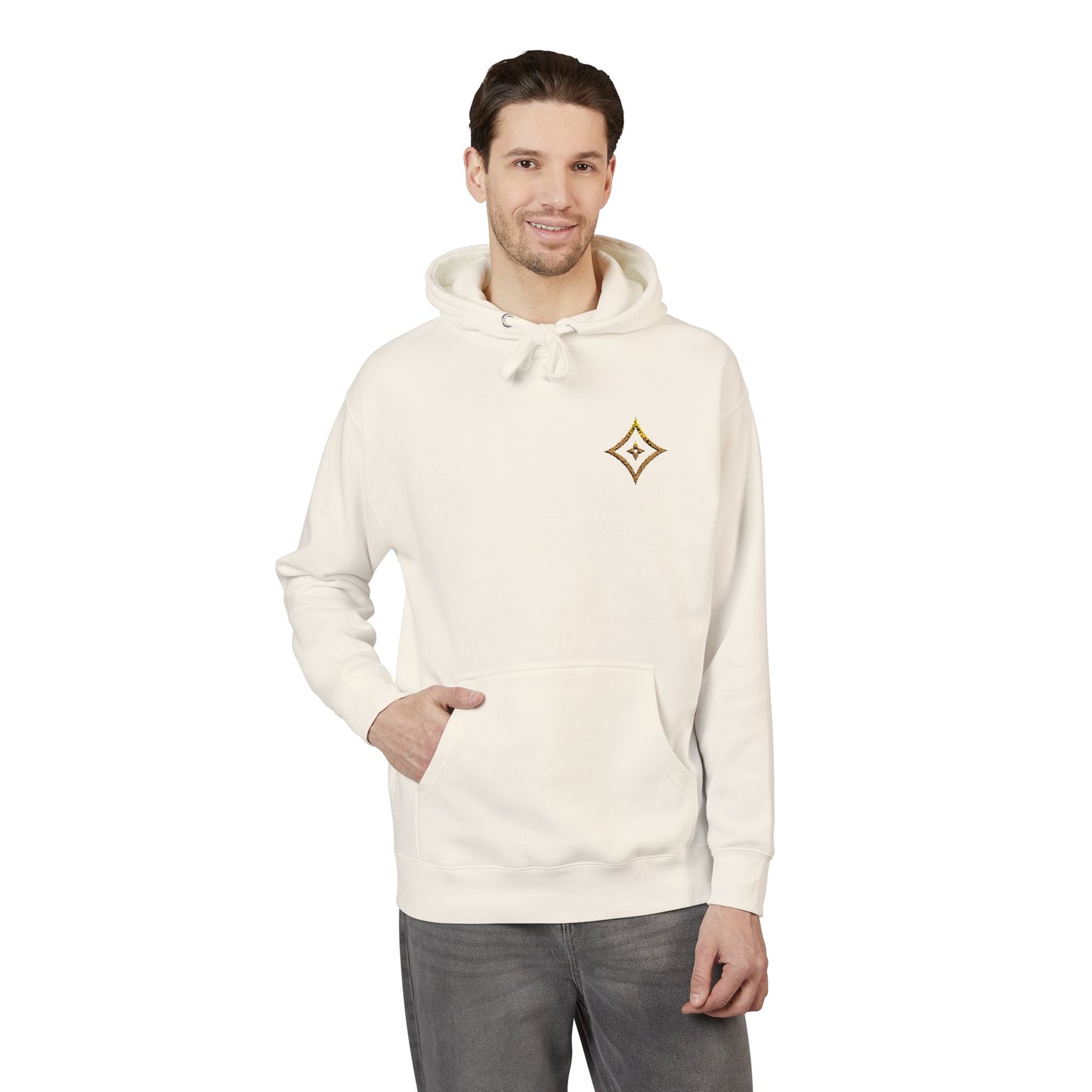 Golden Flame Monogram Hoodie