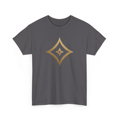 Monogram Gold PP Tee — Elegant Personalized Initials T-Shirt