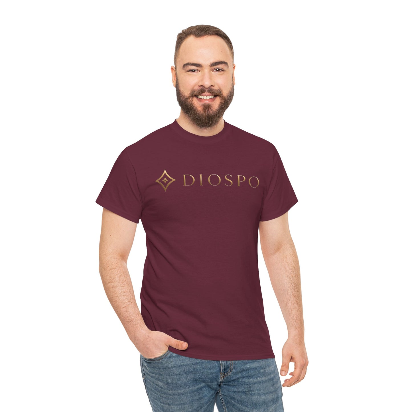 Monogram Gold PP Tee — Elegant Personalized Initials T-Shirt