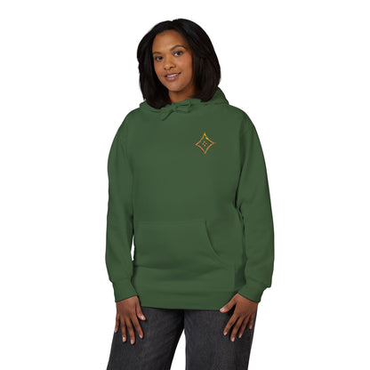 Golden Flame Monogram Hoodie
