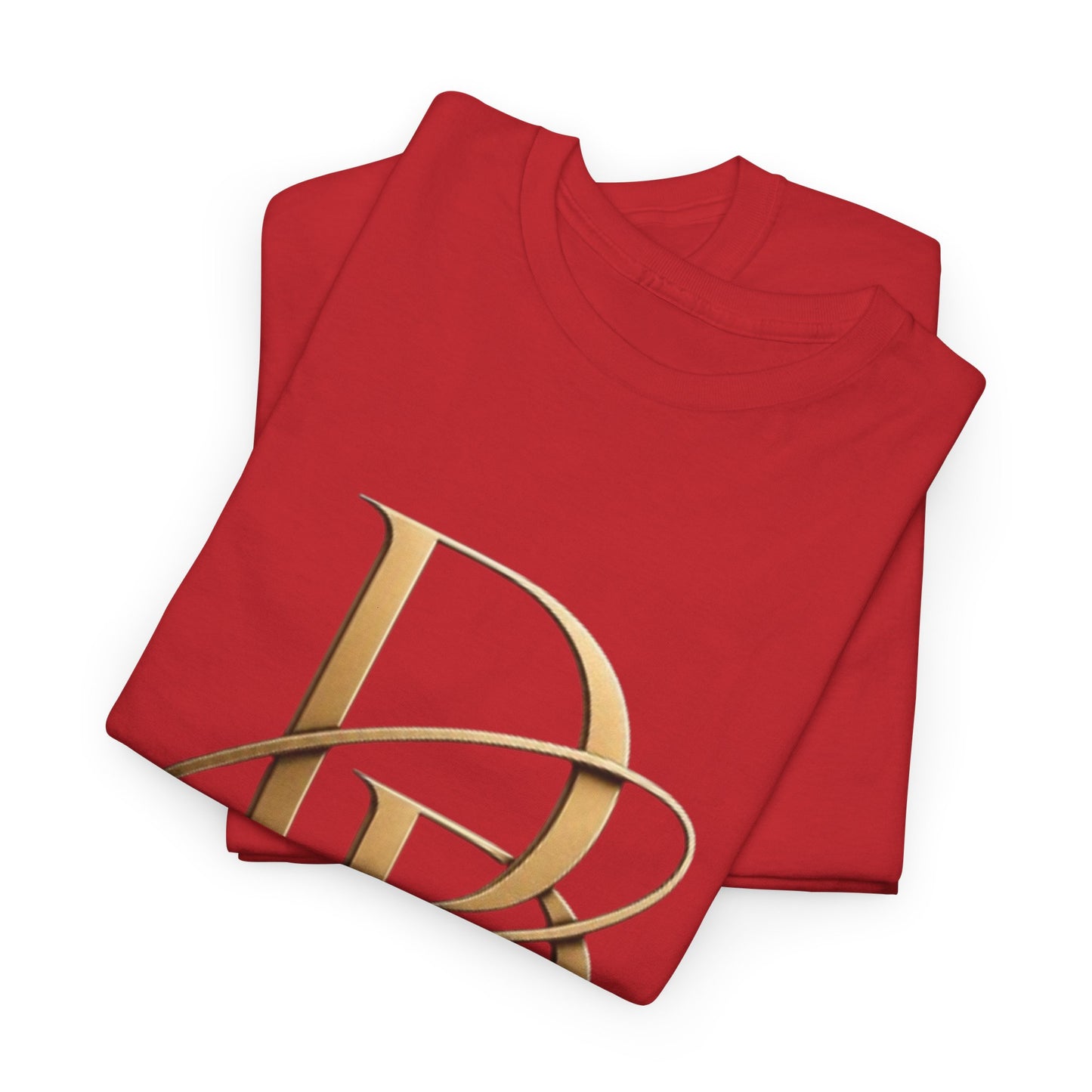 Monogram Gold PP Tee — Elegant Personalized Initials T-Shirt