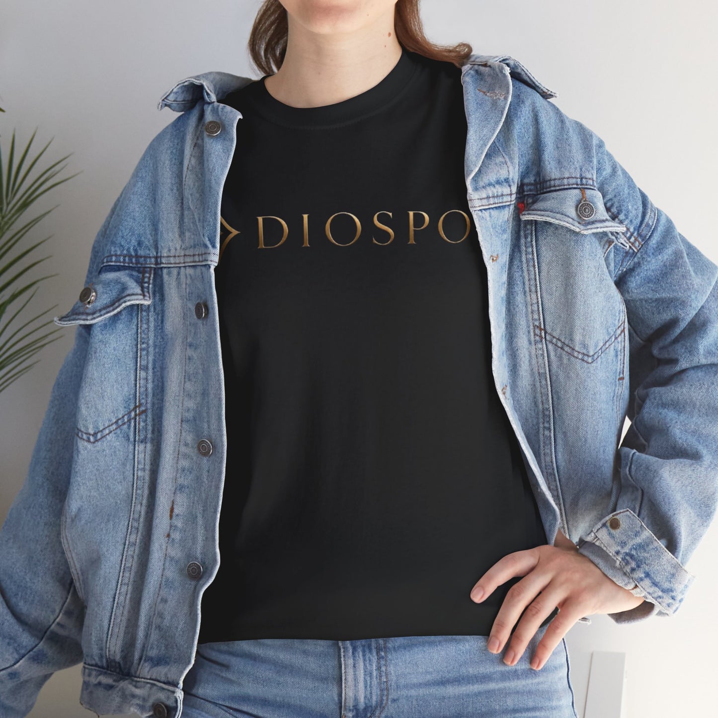 Monogram Gold PP Tee — Elegant Personalized Initials T-Shirt