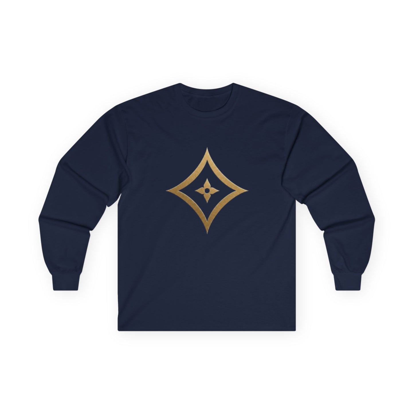 Monogram PB Gold Script Long Sleeve Tee
