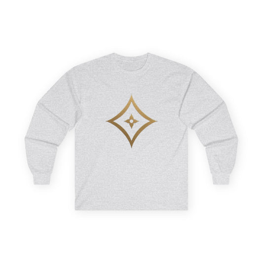 Monogram PB Gold Script Long Sleeve Tee