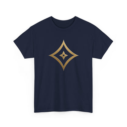 Monogram Gold PP Tee — Elegant Personalized Initials T-Shirt