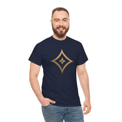 Monogram Gold PP Tee — Elegant Personalized Initials T-Shirt