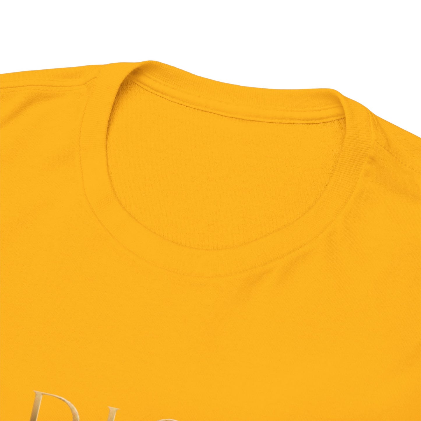 Monogram Gold PP Tee — Elegant Personalized Initials T-Shirt