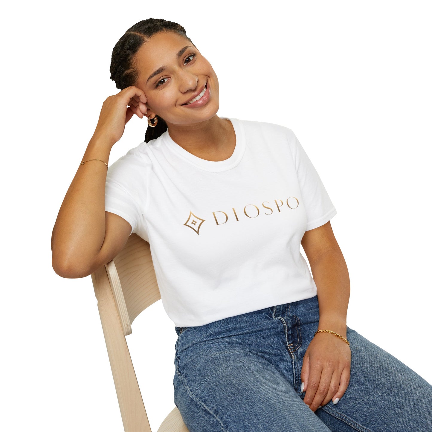 Gold Monogram Logo T-Shirt