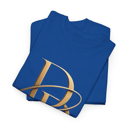 Monogram Gold PP Tee — Elegant Personalized Initials T-Shirt