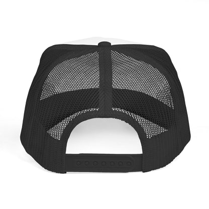 Diopso Logo Trucker Cap — Gold Embroidered Mesh Hat
