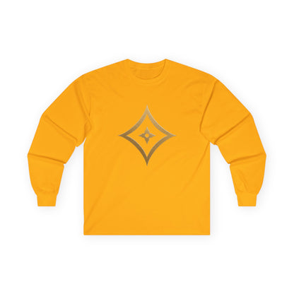 Monogram PB Gold Script Long Sleeve Tee