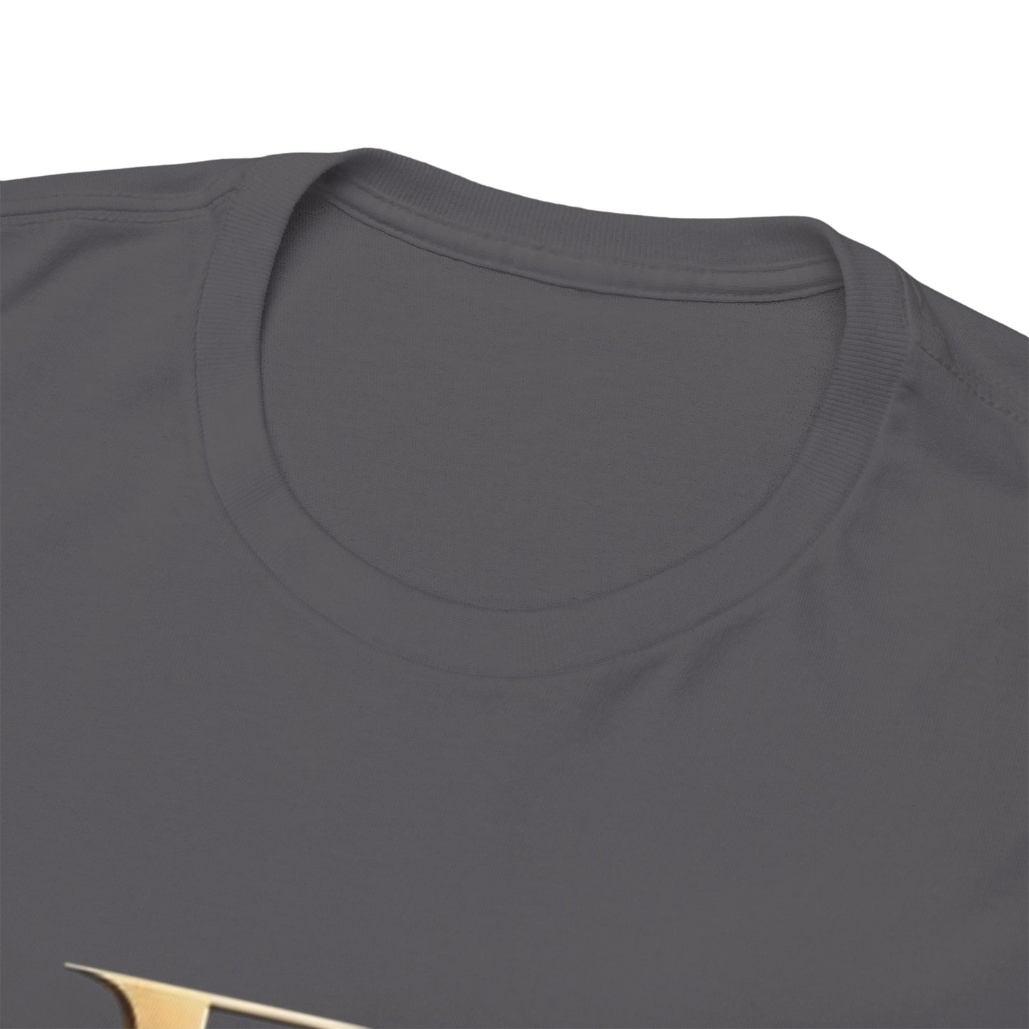 Monogram Gold PP Tee — Elegant Personalized Initials T-Shirt