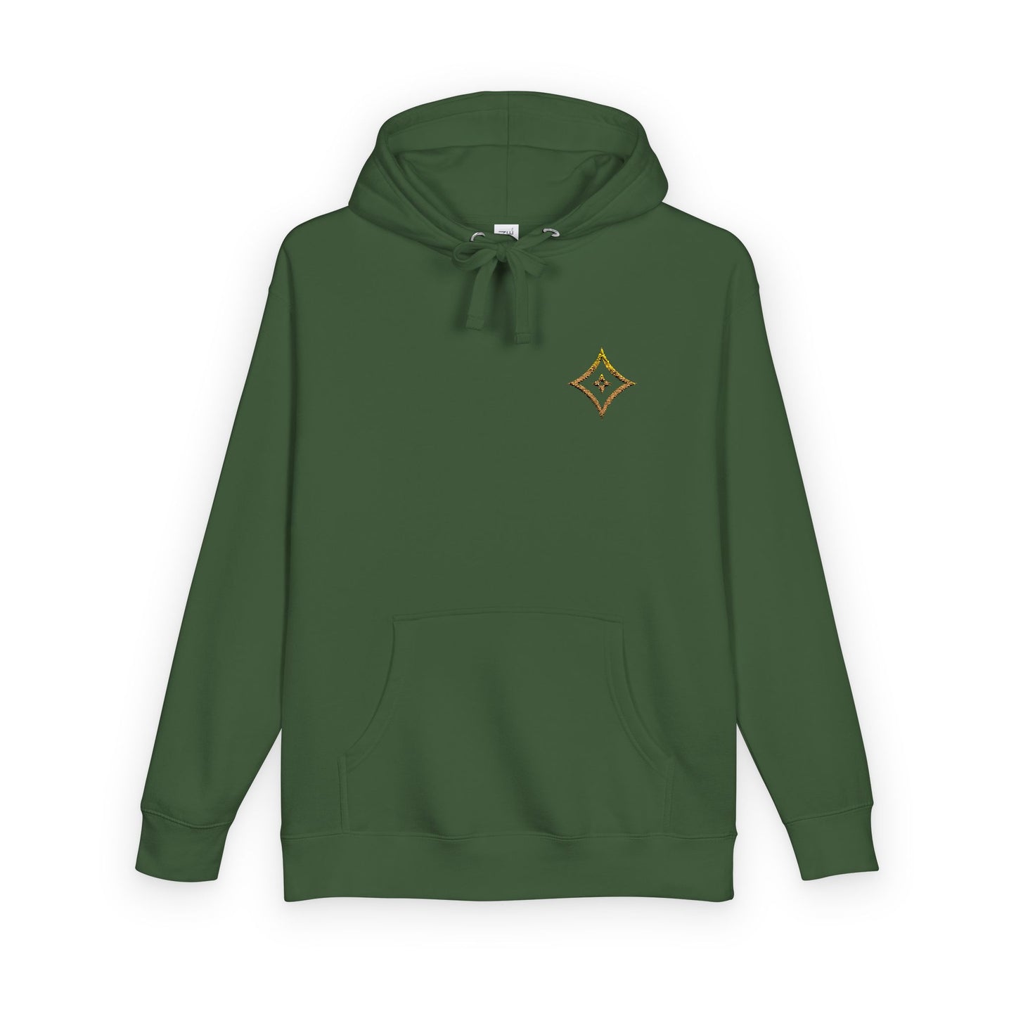 Golden Flame Monogram Hoodie