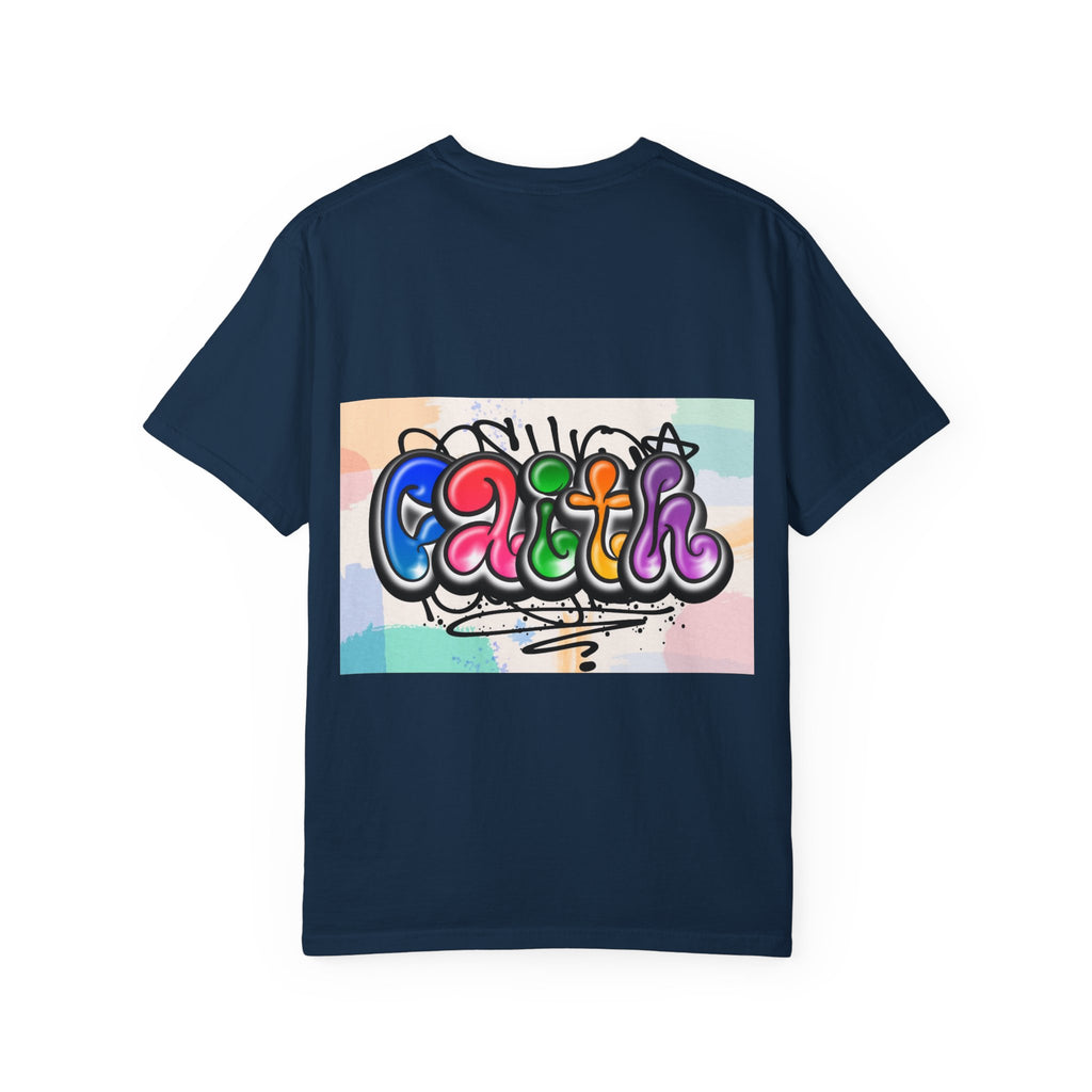 Faith Graffiti T-Shirt — Colorful Street Art Christian Tee