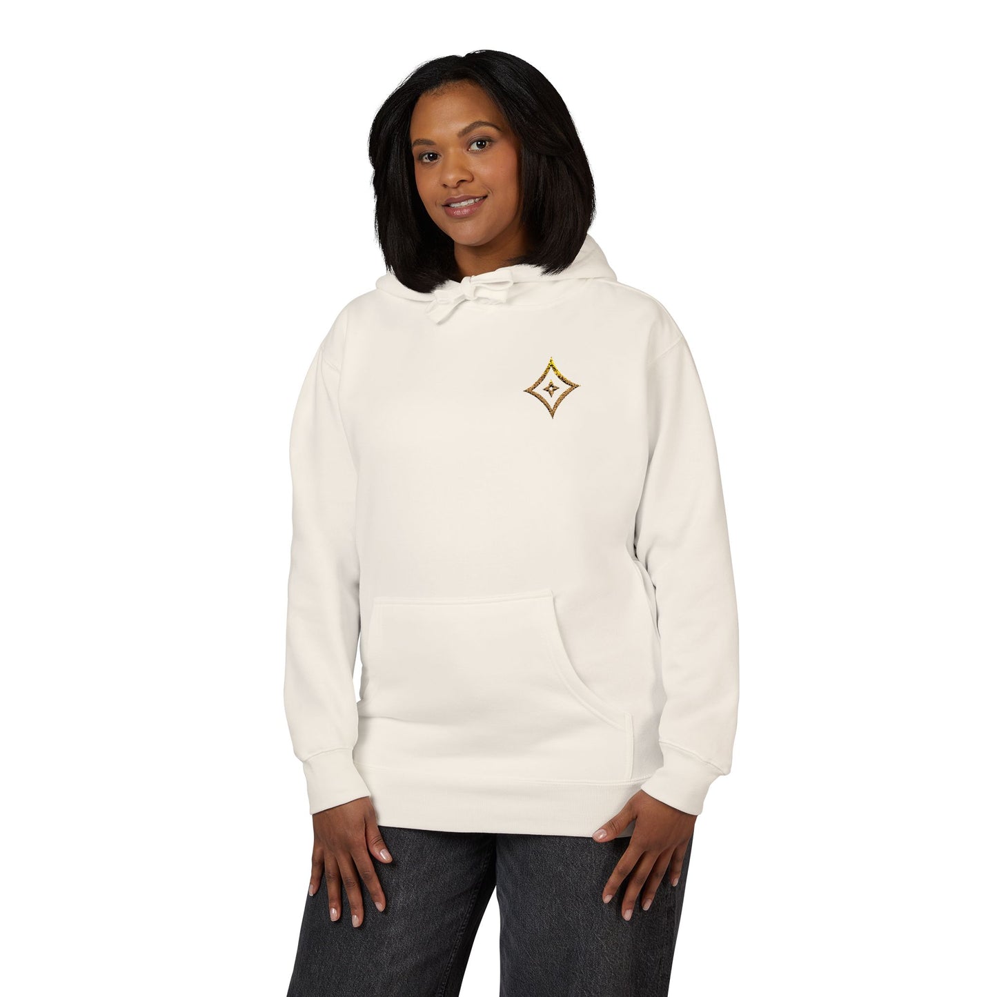 Golden Flame Monogram Hoodie