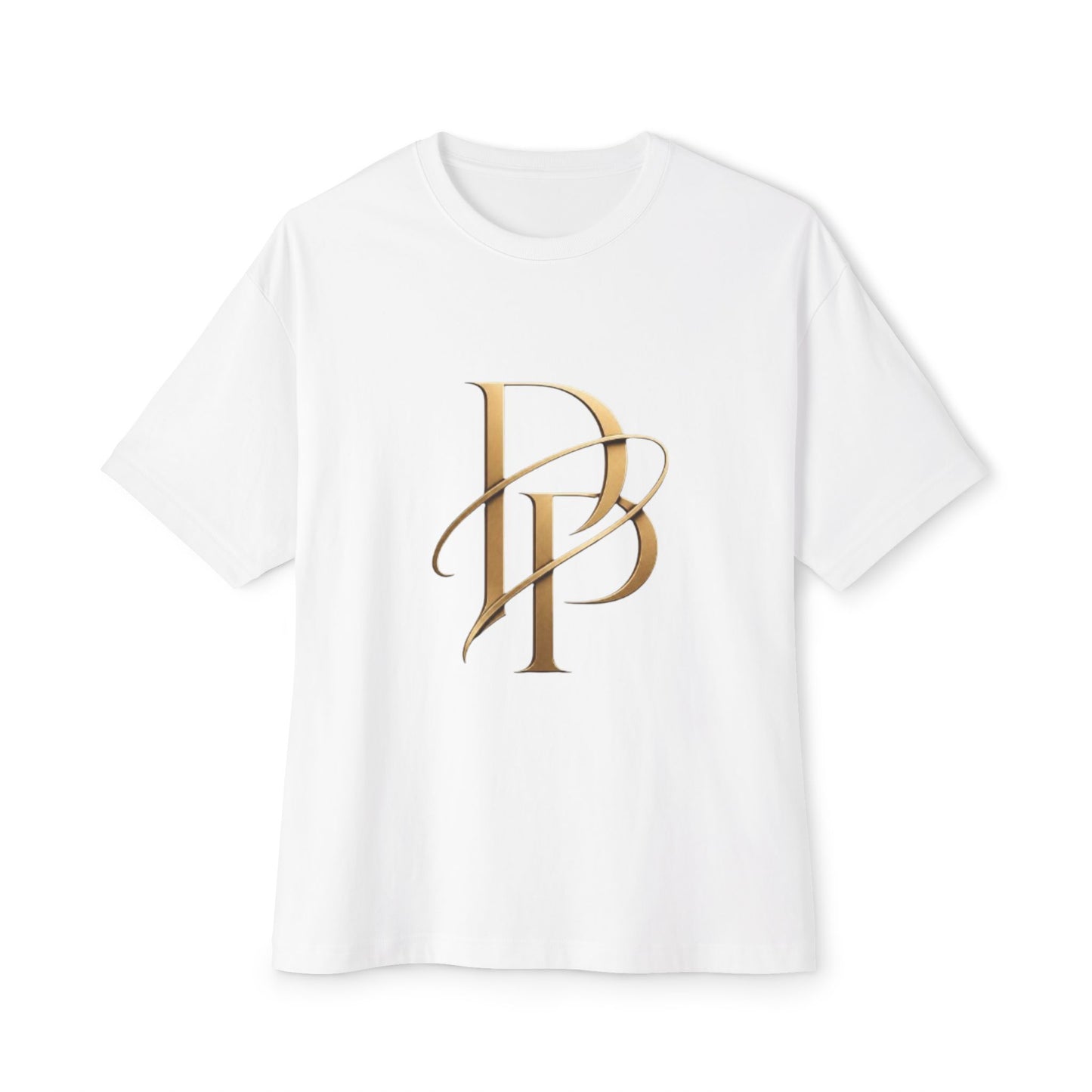 Monogram PB Gold Script Tee