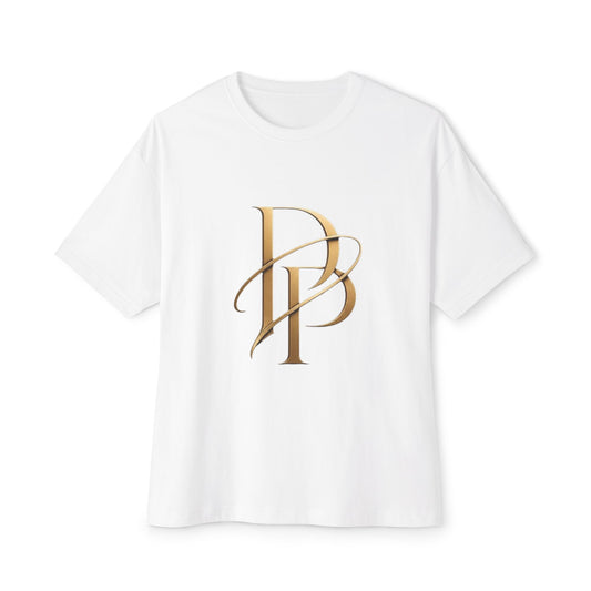 Monogram PB Gold Script Tee