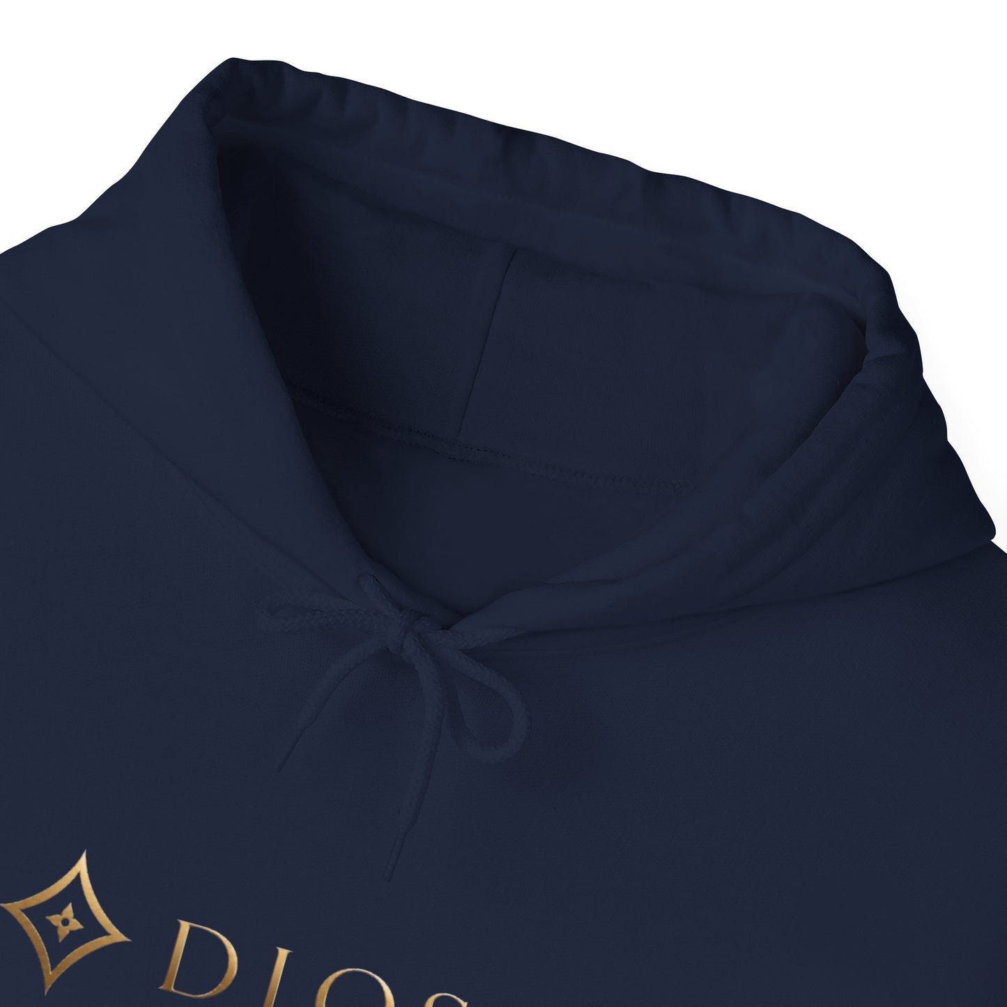 Diopso Logo Hoodie — Minimalist Luxury White Pullover