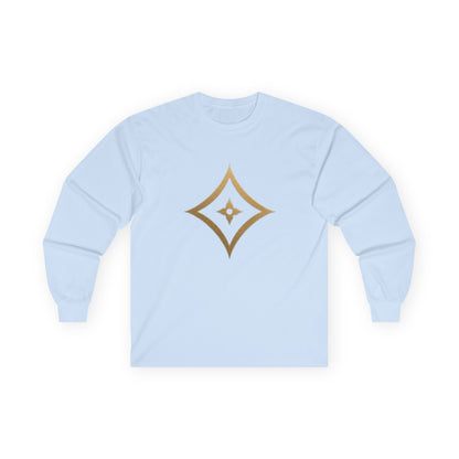 Monogram PB Gold Script Long Sleeve Tee