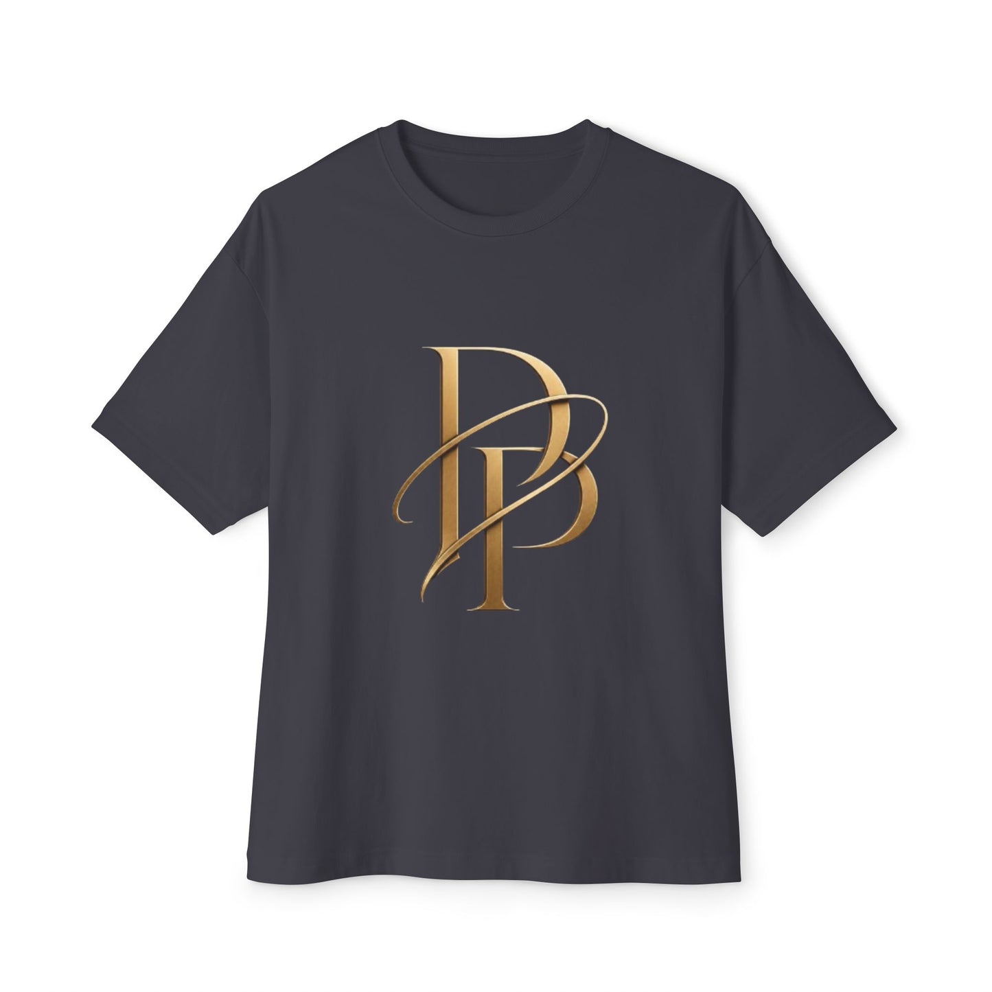 Monogram PB Gold Script Tee