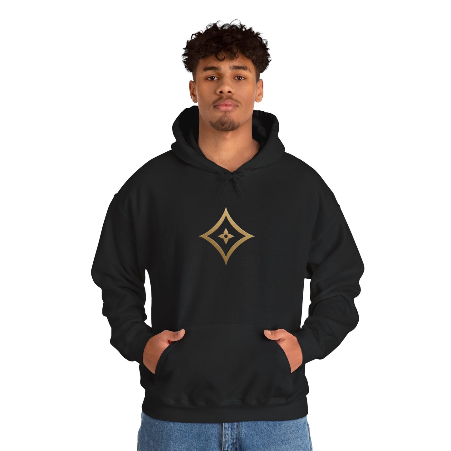 Diopso Logo Hoodie — Minimalist Luxury White Pullover