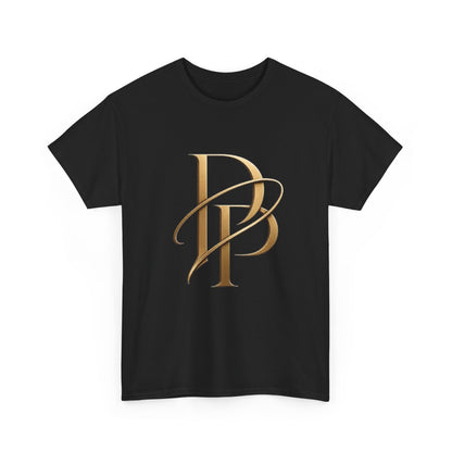 Monogram Gold PP Tee — Elegant Personalized Initials T-Shirt
