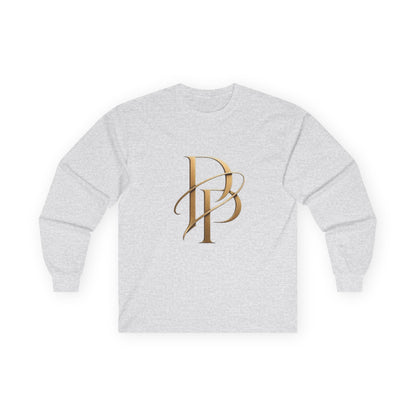 Monogram PB Gold Script Long Sleeve Tee