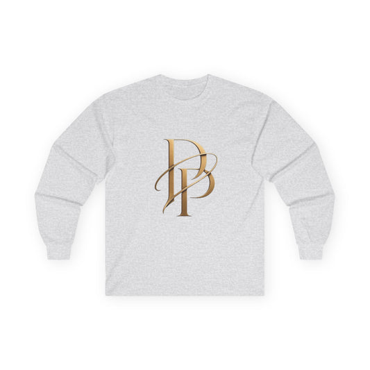 Monogram PB Gold Script Long Sleeve Tee