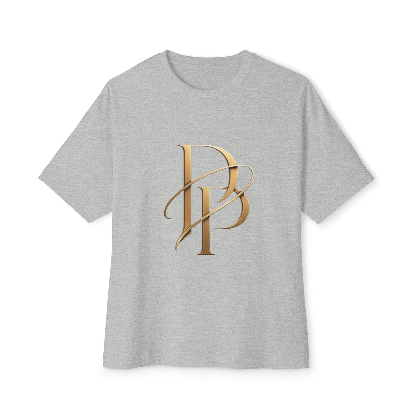 Monogram PB Gold Script Tee