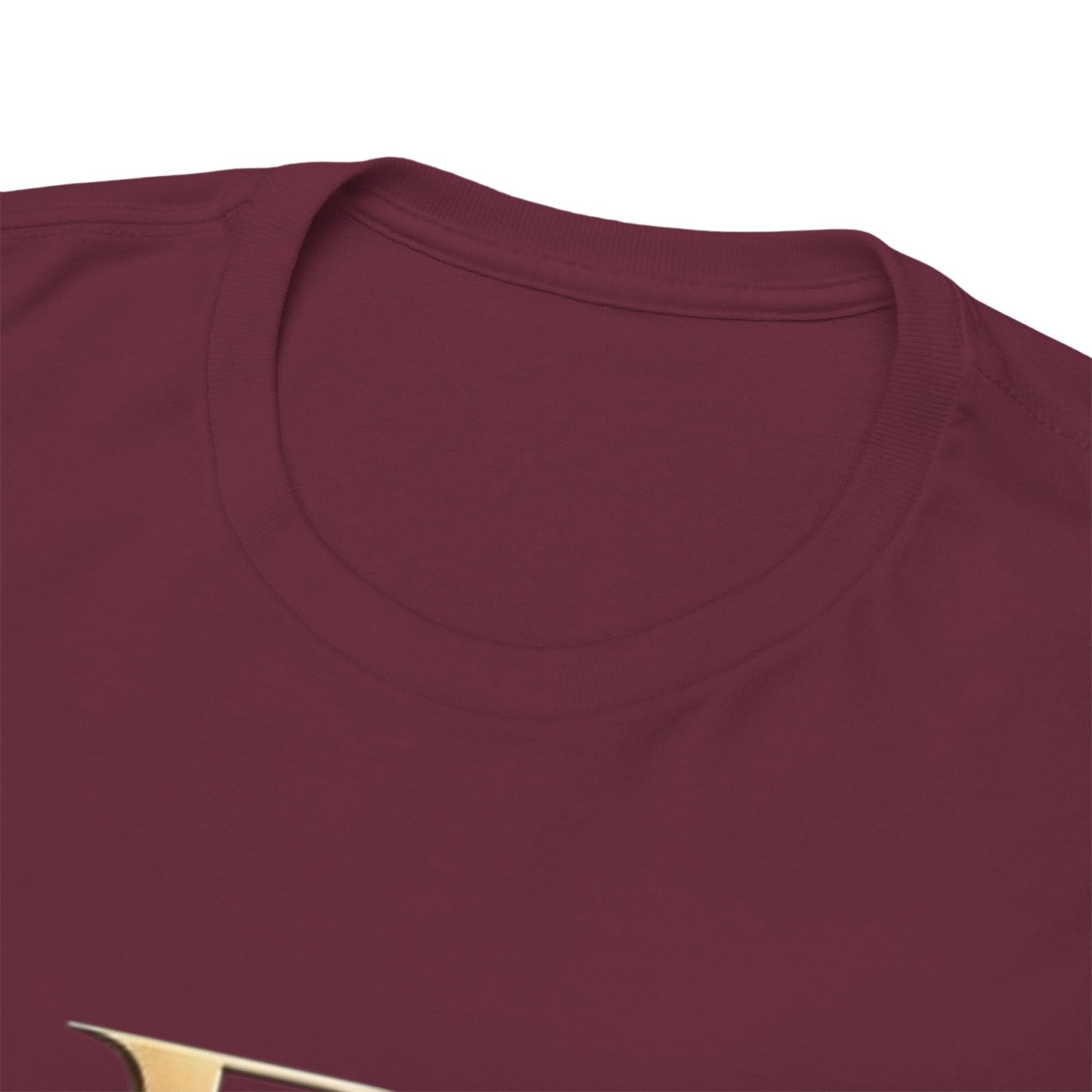 Monogram Gold PP Tee — Elegant Personalized Initials T-Shirt