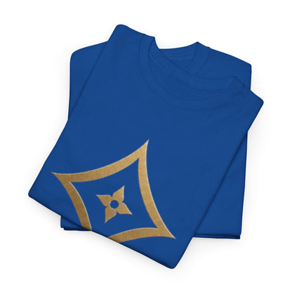 Monogram Gold PP Tee — Elegant Personalized Initials T-Shirt