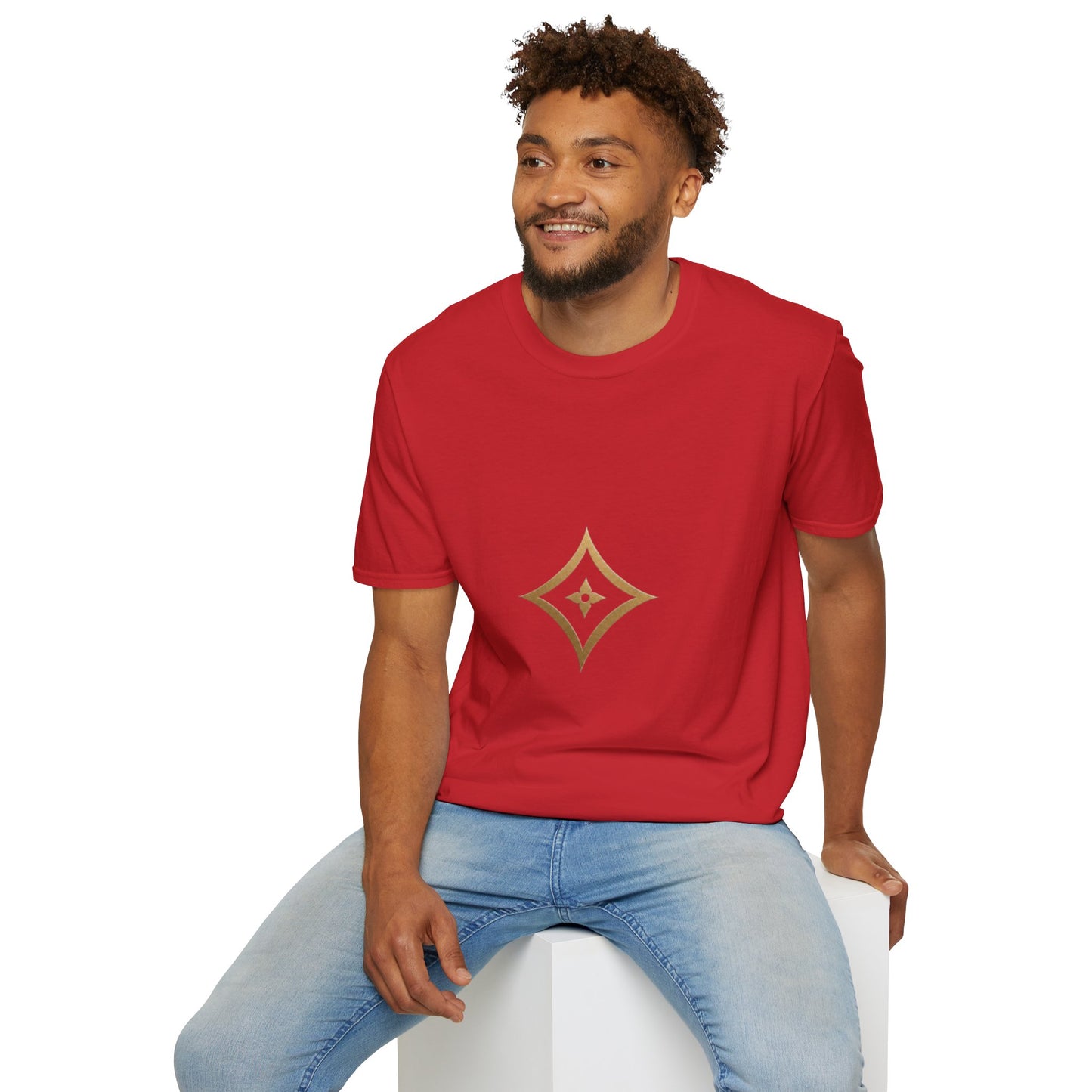 Gold Monogram Logo T-Shirt