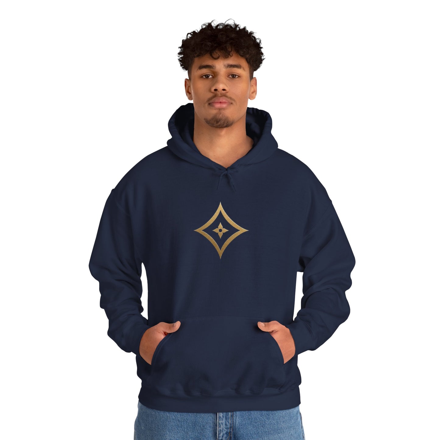 Diopso Logo Hoodie — Minimalist Luxury White Pullover