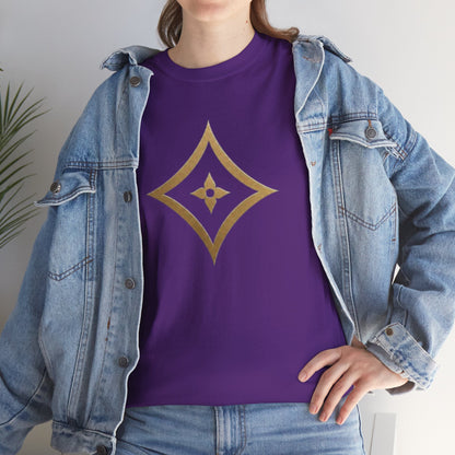 Monogram Gold PP Tee — Elegant Personalized Initials T-Shirt